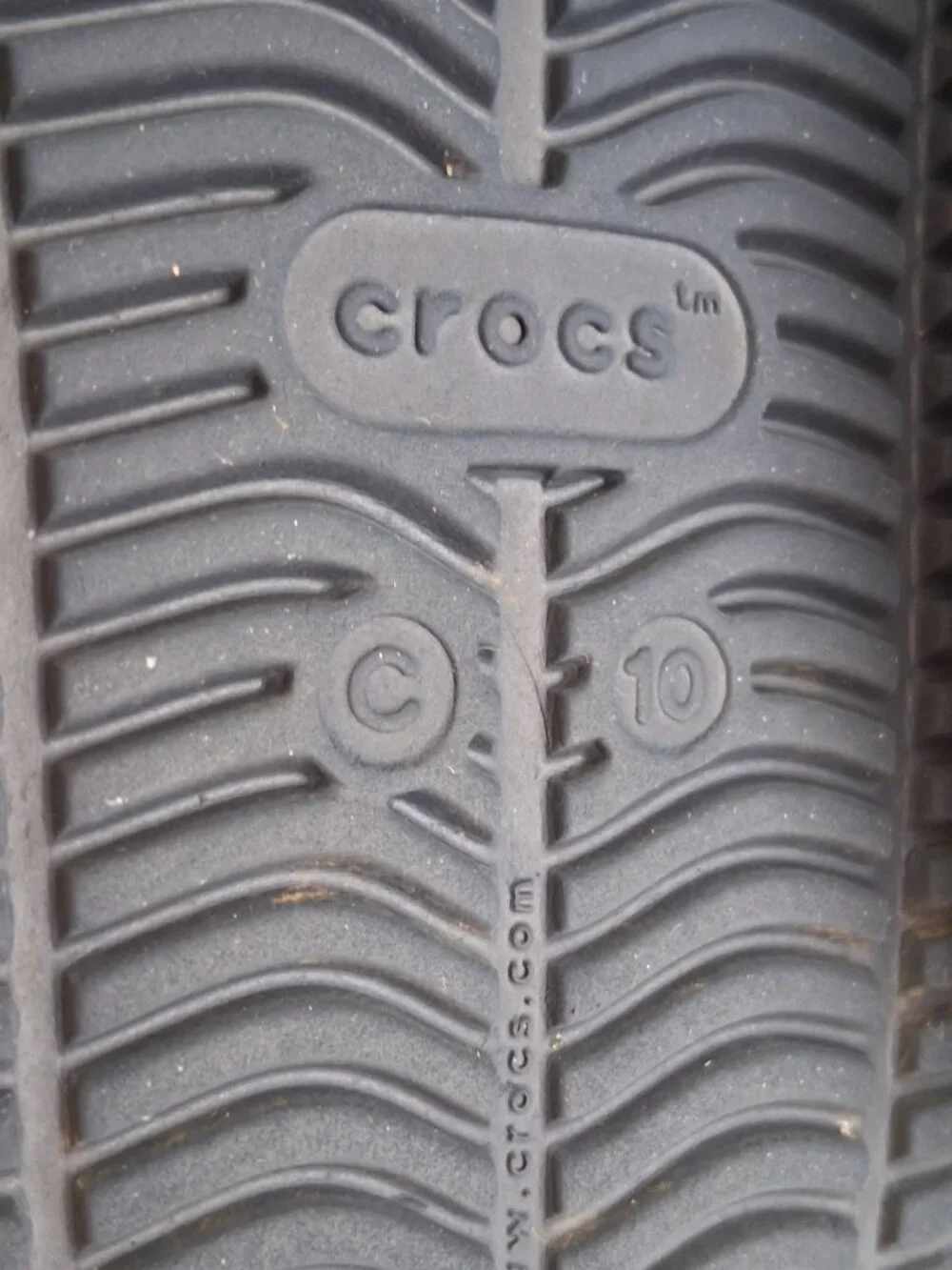 Crocs Clogs Kids Size C9 (Left) & C10 (Right) Navy Blue Crocband Slip On